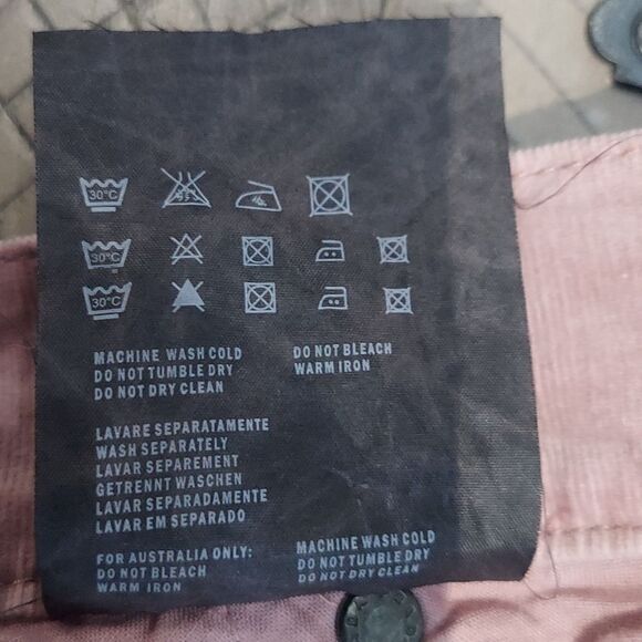 PRADA Dusty Rose Pink Straight Corduroy Pants Sz 48 - Picture 9 of 11